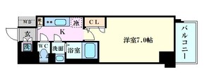 肥後橋駅 徒歩7分 4階の物件間取画像